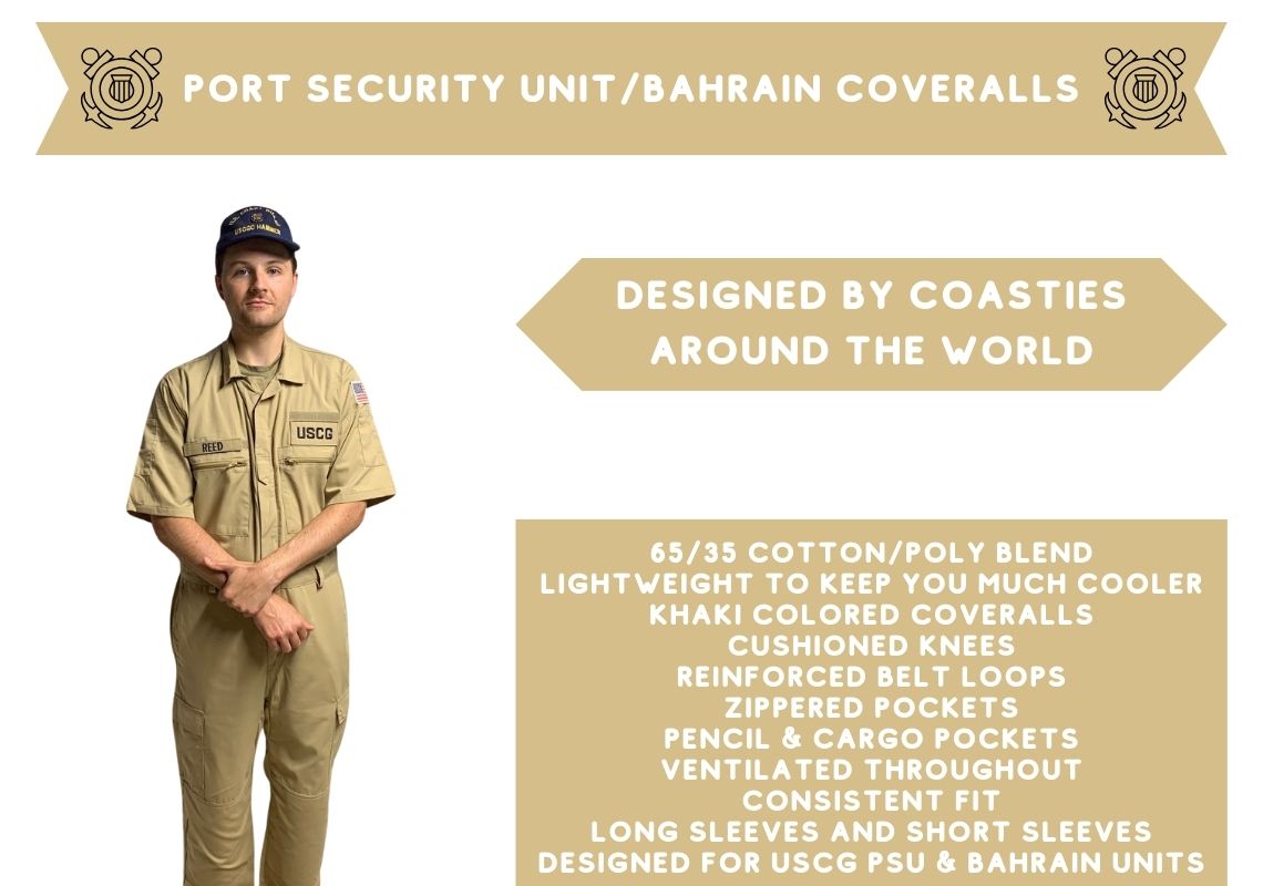 Linen Supplier USCG Coveralls | Jackets | Hoodies | T-Shirts