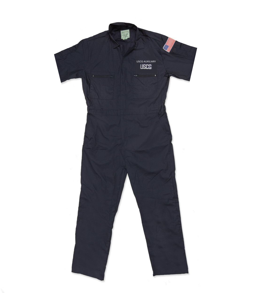 Lightweight USCG Long Sleeve Blended Coveralls | Linen Supplier Lightweight USCG Long Sleeve Blended Coveralls | Linen Supplier